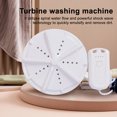 thumbnail image 2 of Visland Automatic Turbo Mini Washer USB Powered Portable Laundry Machine for Baby Clothes Underwear Socks Compact Washing Machine for Dorm, 2 of 7