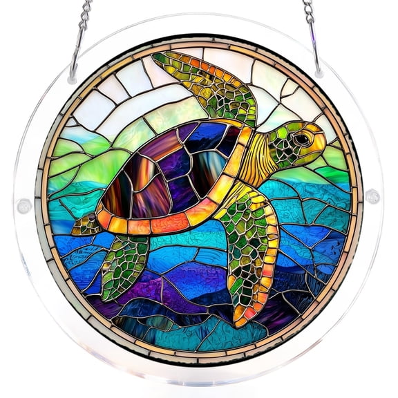 Acrylic Puzzles Suncatcher Window Hanging,Sun Catcher Acrylic Puzzle Decoration for Women Men Kid, DIY Suncatcher Kits for Adults Home Decor