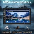 thumbnail image 4 of Reproductor MP5 Bluetooth para coche, multilingüe, de 7 pulgadas, reproductor de audio y video multifuncional para coche, radio, 4 of 9