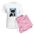 thumbnail image 6 of CafePress - Chihuahua 9W092D 057 Women's Light Pajamas - Women's Short Sleeve Print T-Shirt and Pants Light Cotton Pajama Set, 6 of 7