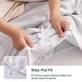 thumbnail image 4 of Sleep Zone 3D Waffle Comforter Set Queen, OEKO-TEX Ultra-Soft Down Alternative Bedding, All-Season Breathable, Stay-Put Corner Loops, Machine Washable (Grey, Queen), 4 of 12