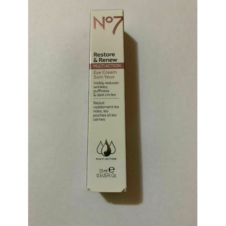 No7 Restore & Renew Multi Action Eye Cream - .5oz