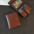thumbnail image 5 of DIY Wallet Kits for Men Brown Trendy Credit Card Wallet Kit Set DIY Men's Classic Craft Tools Billfold Kit Handmade Wallet Gifts for Dad Friends Boyfriends Family, 5 of 7