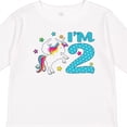 thumbnail image 4 of Inktastic I'm Two- Unicorn Second Birthday Boys or Girls Long Sleeve Toddler T-Shirt, 4 of 5