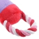thumbnail image 5 of Juguete para masticar para la dentición de perros, cuerda de algodón para cachorros, juguete de peluche con sonido chirriante, herramienta de entrenamiento para hacer ejercicio, 5 of 8