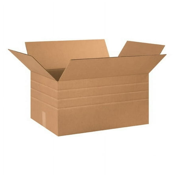 24 x 16 x 12" Multi-Depth Corrugated Boxes - 15 Per Bundle
