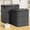 C, variant on OKKVV 30L Small Foldable Fabric Storage Bag, Zippered Dustproof Clothes Organizer, Heavy Duty Non-woven Storage Bin for Underwear Socks Small Items Bedroom Closet Storage, 14in L × 10in W × 10in H