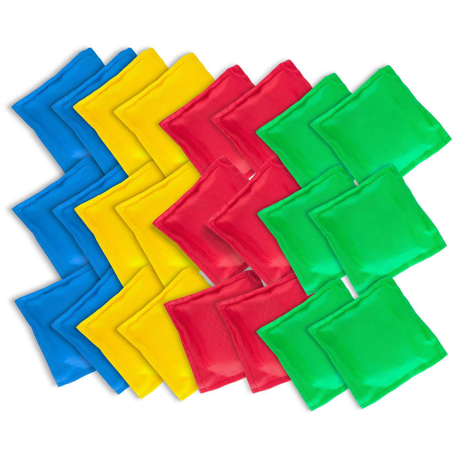 OOTSR Toss Game Sets Include 8pcs Nylon Bean Bags and 8pcs Throwing Rings for 