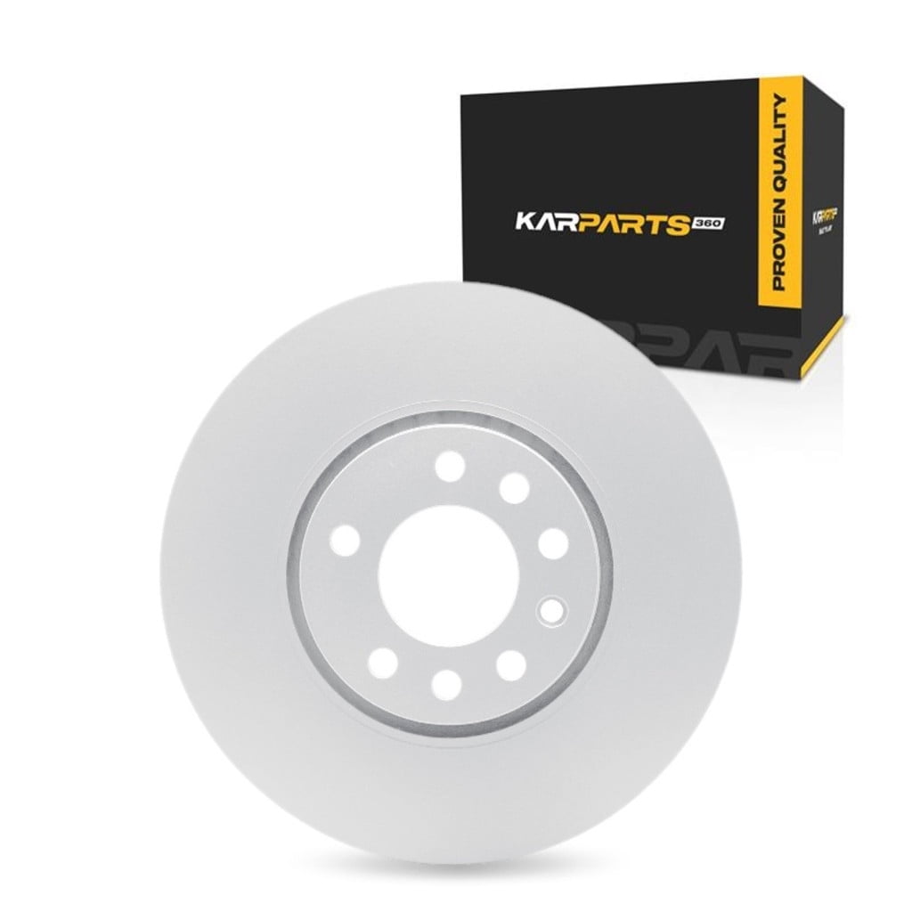 KarParts360 For Chevy Vectra 2003 04 05 06 07 2008 Brake Rotor Front | Cast Iron | Vented | 5 Lug Holes | Plain Rotor | 4.33 Inches Bolt Circle