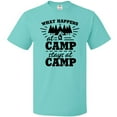 thumbnail image 3 of Inktastic What Happens at Camp Stays at Camp with Tent and Woods T-Shirt, 3 of 5