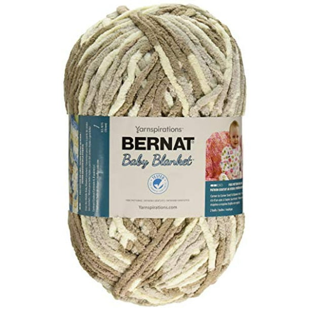 Bernat Baby Blanket Big Ball Yarn (04011) Little Sandcastles Walmart