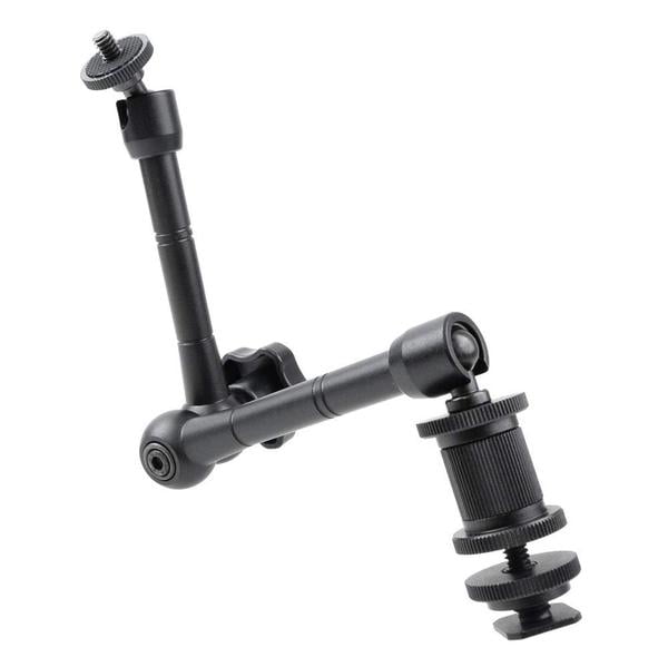 DSLR Monitor Dotop 7 Inch Articulating Magic Friction Arm for Hot Shoe Mounts to Work with LED Panel Mic 7ARM 