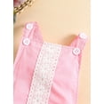 thumbnail image 4 of Chollius Toddler Baby Girls Sweet Romper Dress Lace Patchwork Mesh Sleeveless Suspender Newborn Jumpsuit, 4 of 9