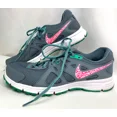 thumbnail image 3 of Nike Revolution 2 Women's Size 8 Running Lace Up Shoe Grey w/ Pink / Teal, 3 of 6