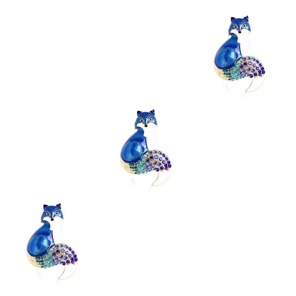 Broches de diamantes de imitación Qarigey para mujer alfileres de joyería de dibujos animados en forma de animales Type1 NO1