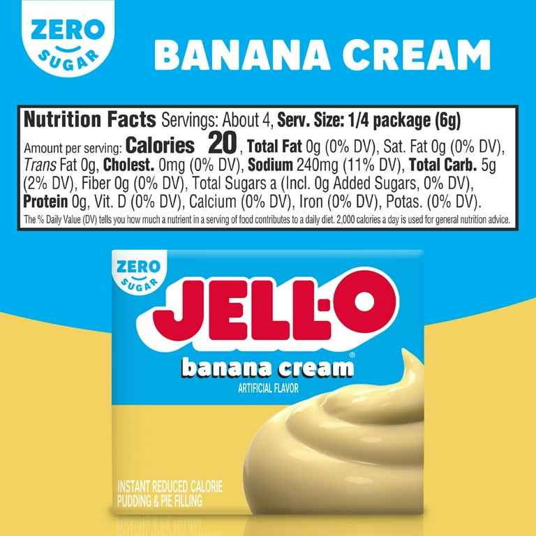 Jello banana pudding sale