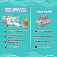 thumbnail image 4 of UTOYZ Ferry Fun and Friends Bath Toy Play Set for Toddlers 12 Months and up, 15 Piece, 4 of 7