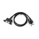 thumbnail image 3 of Cable de extensión hembra Nikou USB 3.0 50,5 cm Negro, 3 of 9