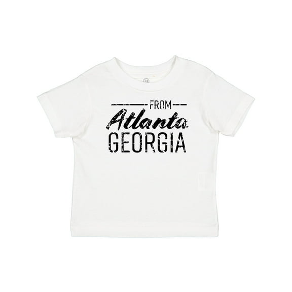Inktastic From Atlanta Georgia in Black Distressed Text Boys or Girls Baby T-Shirt