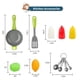 thumbnail image 4 of Set de disfraz de chef Lesheng Space para niños con juguetes de cocina, 4 of 8