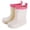White, variant on Rain Boots Kids Waterproof Non- Flexible Soft Sole Easy On Off Pull Tab Middle Ankle Rain Boots for Toddler Little Big Kids Outdoor Rainy Day Wear Shoes