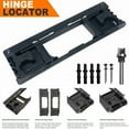 thumbnail image 6 of Cabinet Door Hinge Jig, Metal Adjustable Hinge Jig for Drilling, Accurate Locking Cabinet Hinge Jig, Door Hinge Tool, Quick Punch Cabinet Hardware Jig, 6 of 9