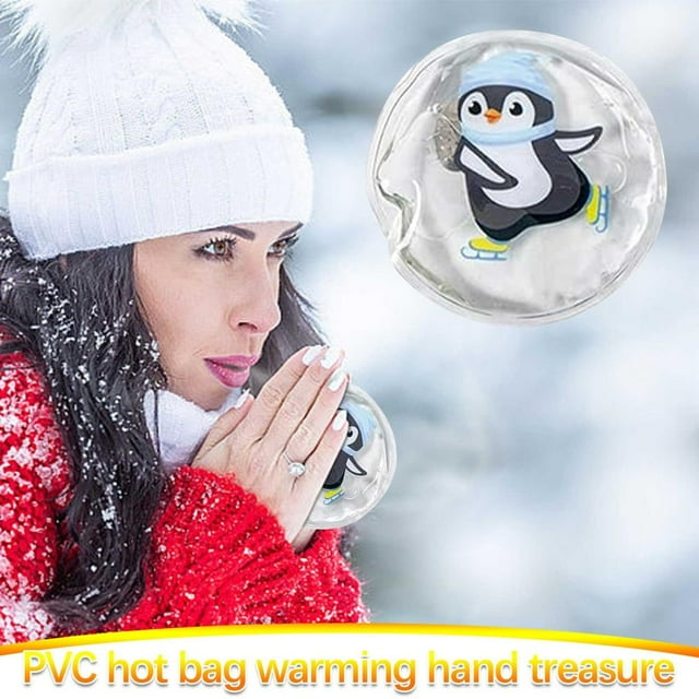 Feltree Portable Breaking Hot, Hand Warming Hot Compress, Environmentally Friendly PVC Hot Bag Warming Baby Hand Warmer,30ML
