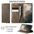thumbnail image 3 of CaseMe Calf Leather Lining Microfibre Wallet Case for Samsung Galaxy S26 FE 5G 6.7-inch with RFID Blocking,Magnetic Closure,Card Slots,Cash Slot,Kickstand,Shockproof Flip Folio Protective Phone Case, 3 of 10