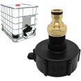 thumbnail image 3 of IBC Tank Tap Adapter Brass Garden Tap 3/4'' Thread Connector Replacement Valve Fitting Parts Accessories for Water Storage Tank, 3 of 7