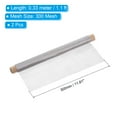 thumbnail image 2 of Uxcell 11.81"x1.1ft 304 Stainless Steel Wire Mesh Screen 2pcs 300 Mesh Woven Filter Mesh for Cage Garden Window, 2 of 6