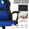 thumbnail image 5 of CL.HPAHKL PC Gaming Chair, Ergonomic Computer Chair PU Leather Gamer Chair with Headrest and Lumbar Support, Height Adjustable Video Game Chair Gaming Chair for Adults Teen, Blue, 5 of 7