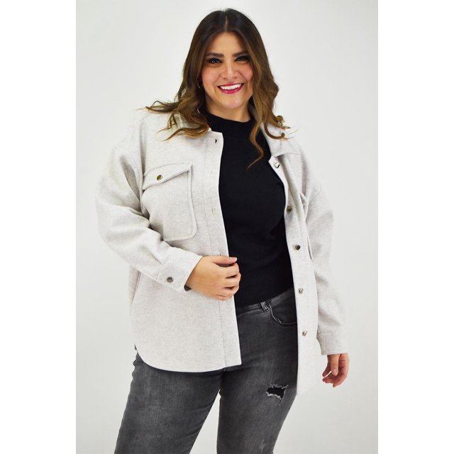 Chaqueta tipo abrigo Roman Fashion 2008 Beige Talla 44