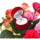 thumbnail image 4 of Caja para anillos contenida en el capullo de una rosa artificial de tallo largo Para bodas, San Valentín, compromiso ER, 4 of 5