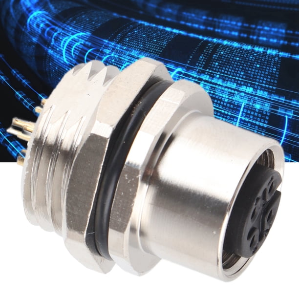 Conector De Enchufe De 5 Pines, Adaptador De Enchufe Impermeable De 5 Pines Para Enchufe Montado En Panel Para La Industria