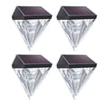 thumbnail image 1 of Lámparas solares para jardines y patios, iluminación sostenible 4 luces solares, 1 of 9