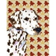 thumbnail image 1 of Carolines Treasures SS4387GF 15 x 15 Po Dalmatian Automne Feuilles Portrait Drapeau Jardin Taille, 1 of 3