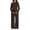 Coffee, variant on Gyujnb Asymmetrical Neck Long Sleeve Nursing Maternity Set Solid Soft Knit Full Over Belly Straight Wide Leg Pants 2 Piece Matching Outfit Postpartum Daily Pregnancy Loungewear,S