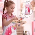 thumbnail image 6 of Qweryboo 2PCS Kids Aprons for Girls, Kids Art Aprons with Fish Tail and Pink Unicorn Print, with Adjustable Strap and Front Pocket for Toddlers Cooking Baking Gardening Art and Craft, 6 of 7