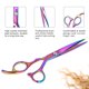 thumbnail image 2 of Tijeras profesionales para corte de pelo, diseño ergonómico y livianas, fabricadas en acero inoxidable, ideales para cabello seco o mojado, longitud de 17 cm., 2 of 6