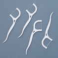 thumbnail image 3 of Hilo dental con mango - 100 piezas de hilo dental/palillo de hilo para una higiene bucal óptima - Limpieza eficaz de dientes y encías - Fácil de usar, duradero, perfecto, 3 of 5