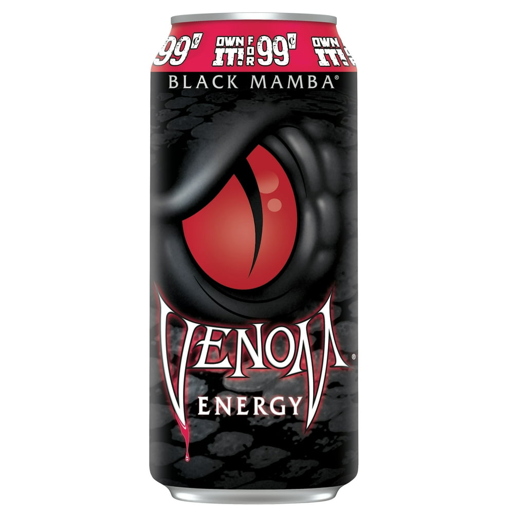 Venom Black Manba Energy Drink, 16 Fl. Oz.
