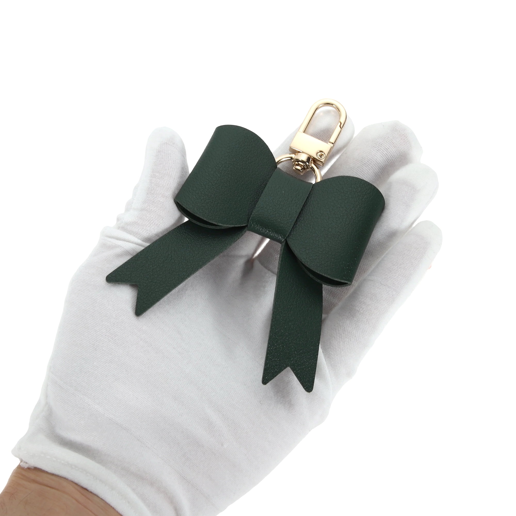 Unique Bargains Colorful Bow Handbag Charms for Gifts And Accessories Blackish Green
