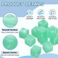 thumbnail image 3 of Uxcell 0.63" Dice Blank 50 Pcs Square Corner with Pearl Smoothed Surface Green, 3 of 7