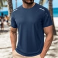 thumbnail image 2 of Dagaeig Quick Dry T-Shirts for Men Short Sleeve Crew Neck Lightweight Moisture Wicking Athletic Workout Tops Casual Soft Basic Fit Tee Shirts, 2 of 6