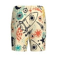 thumbnail image 5 of Fotbe Rockets Pajama Shorts for Men, Men's Pajama Bottoms, Sleepwear,Short Pajama Pants-Medium, 5 of 9