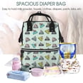 thumbnail image 4 of Kdxio Baby Diaper Backpack,Multi-Function Travel Backpack Nappy Bags,Nursing Bag, Fashion Mummy,Roomy Waterproof for Baby Care(Lighthouse), 4 of 5
