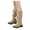 Beige, variant on Womens Winter Snow Boots Suede Knee High Booties Furry Warm Non Slip Walking Shoes