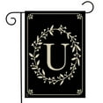thumbnail image 2 of Briarwood Lane Classic Monogram Letter U Garden Flag, 2 of 4