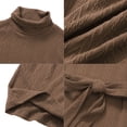 thumbnail image 3 of Sweater Dress for Women Ribbed Knit Fitted midi Sexy Fall Winter Bodycon Cowl Neck Dresses, 3 of 5