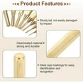 thumbnail image 3 of 8pcs Brass Punch Set 1/16" 3/32" 1/8" 5/32" 3/16" 7/32" 1/4" 5/16" Non-marring Drive Pin Punch Cylindrical Alignment Punches for Watch Repair Jewelry and Craft$$Tools & Hardware Other, 3 of 5